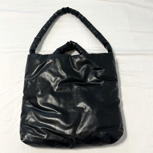 Kassl editions black oil medium tote bag